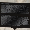 Arch of Titus Sign